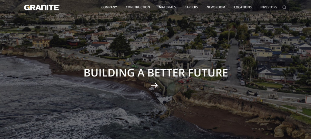 best construction company websites