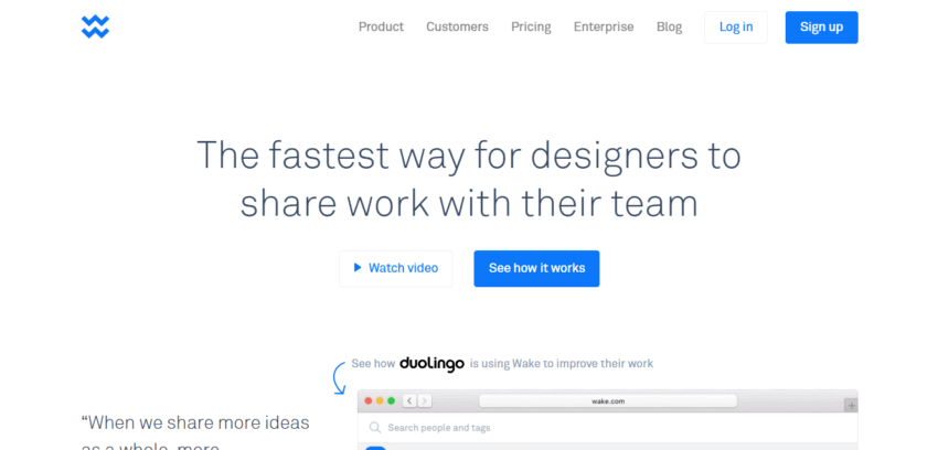 startup websites