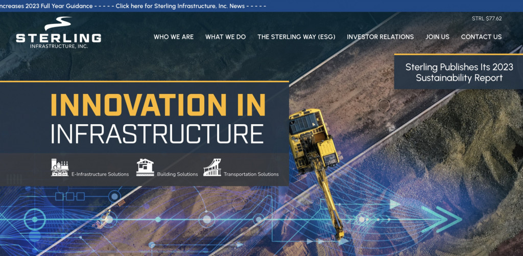 best construction company websites