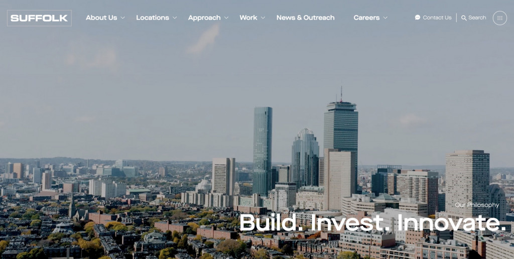 best construction company websites