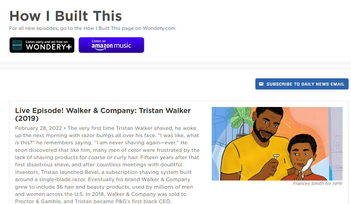 How I Built This