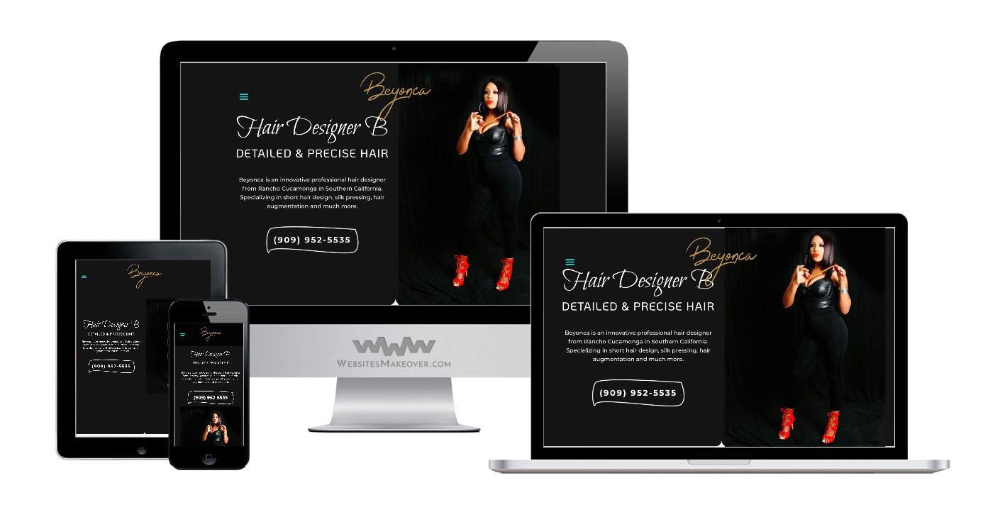 hair salon websites