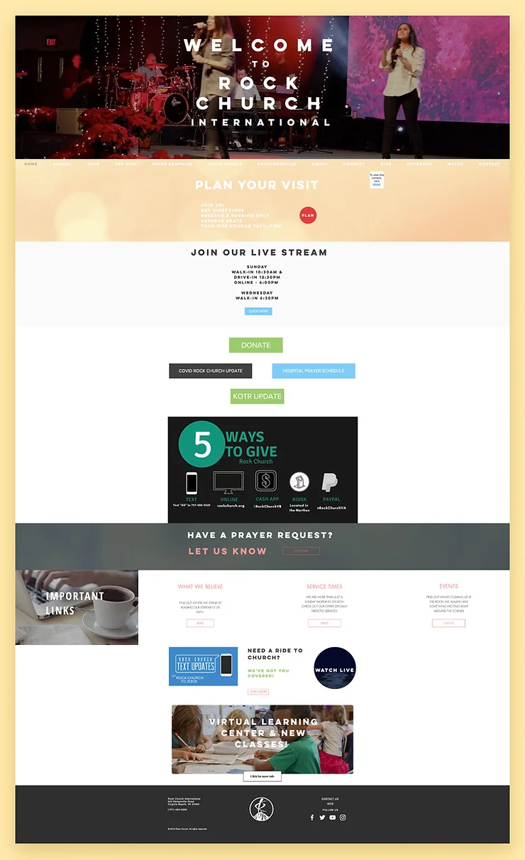 best church websites