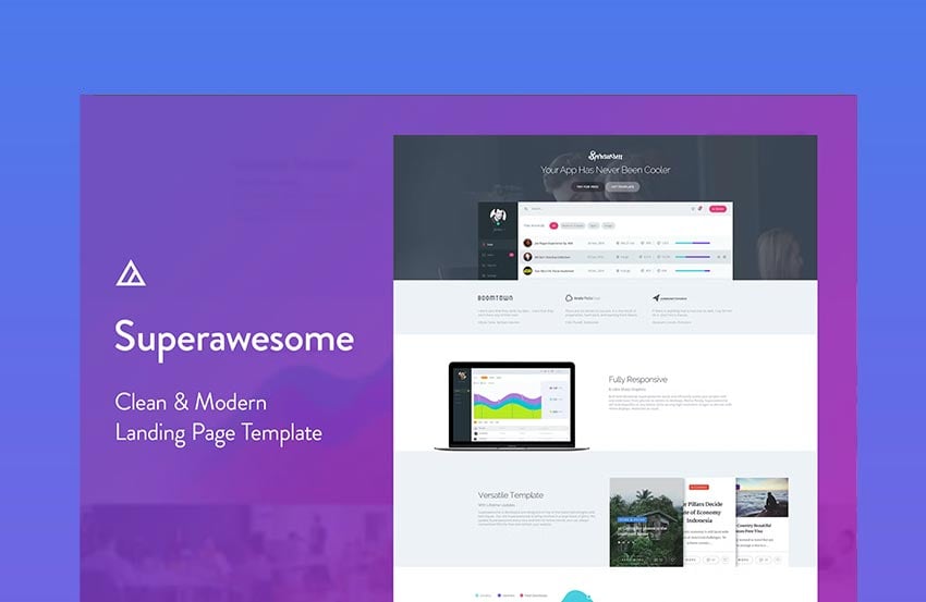 product landing page