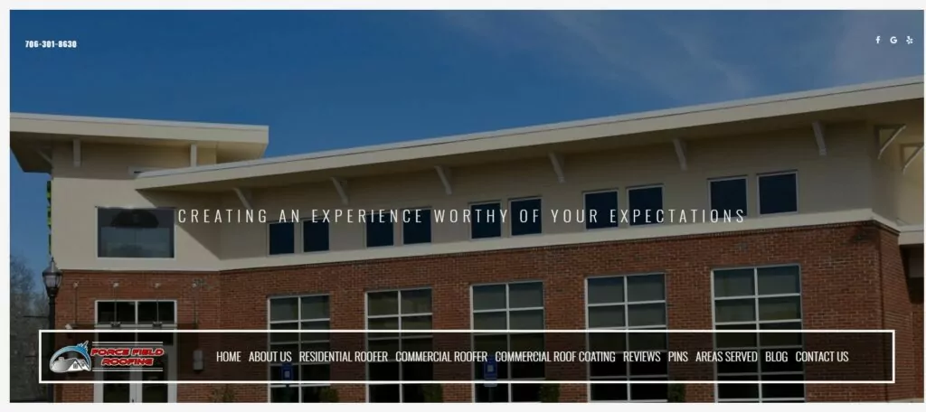 roofing web design